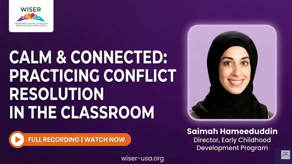 Calm & Connected: Practicing Conflict Resolution in the Classroom